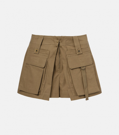 Isabel Marant Shorts Barta aus Baumwolle, Damen, DE 34 Grün