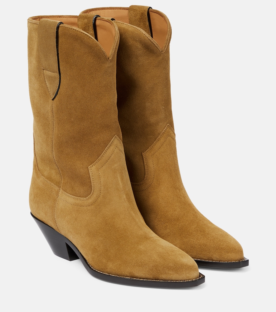 Isabel Marant Stiefel Dahope aus Veloursleder, Damen, EU 35 Braun