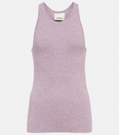 Isabel Marant Top Merry aus Rippstrick, Damen, DE 32 Violett