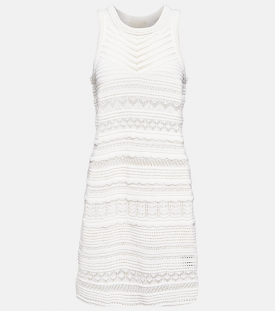 Isabel Marant Minikleid aus einem Baumwollgemisch, Damen, DE 34 Weiß
