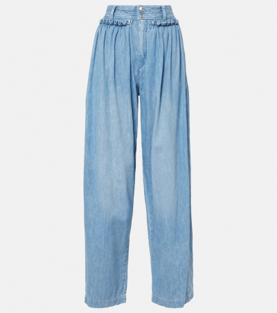 Isabel Marant High-Rise Wide-Leg Jeans Inaya, Damen, DE 32 Blau