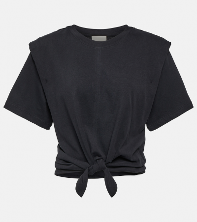 Isabel Marant Cropped-Top Zelikia aus Baumwolle, Damen, DE 40 Schwarz