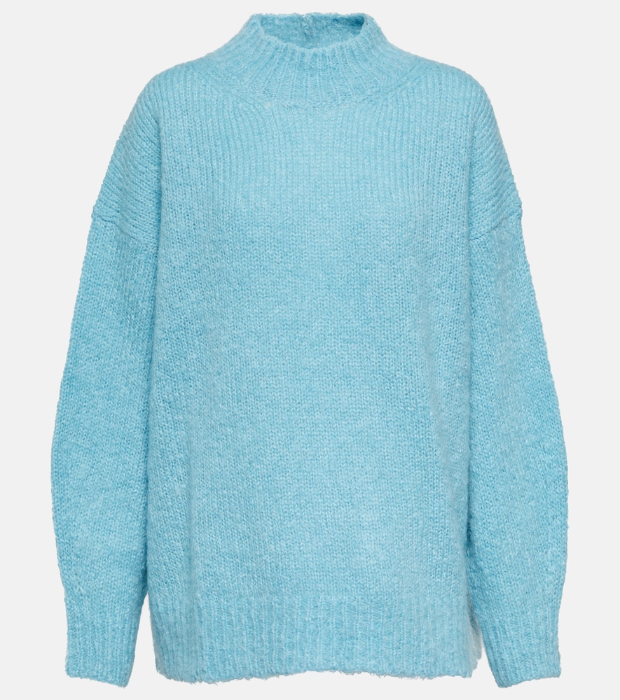 Isabel Marant Pullover Idol aus einem Mohairgemisch, Damen, DE 32 Blau
