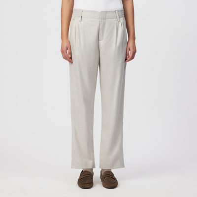 DRYKORN DISPATCH-0 Bundfaltenhose in softem Flanell beige 25x32