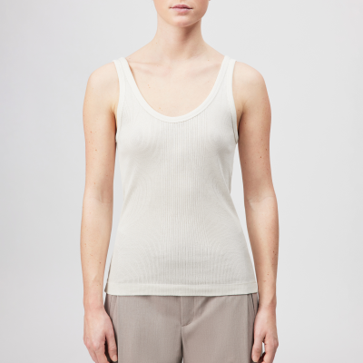 DRYKORN SORNIN Top in Pima Baumwolle off_weiß XS