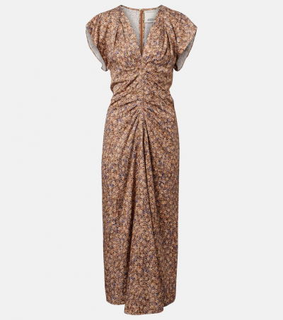 Isabel Marant Midikleid Lyndsay aus Jacquard, Damen, DE 32 Multicolor