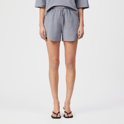 DRYKORN SAHA-P4 Jersey Shorts in weichem Baumwoll-Frottee blau XS