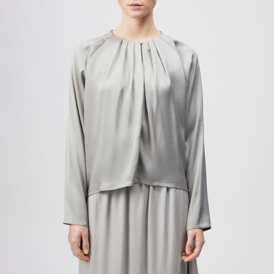 DRYKORN HARLEEN T-Shirt-Bluse im Relaxed Fit grau 1