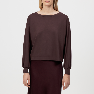 DRYKORN KELANE Lockeres Longsleeve in Lyocell-Mix rot XS