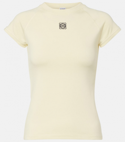 Loewe T-Shirt Anagram, Damen, XS Gelb