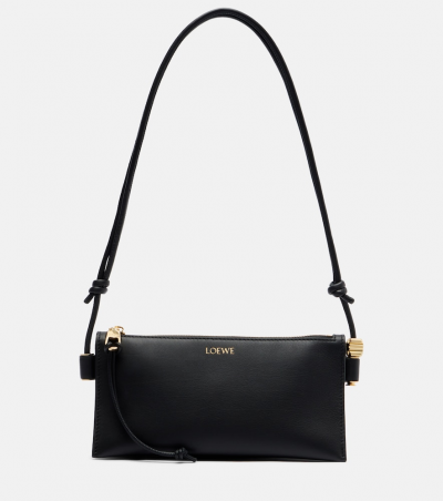 Loewe Schultertasche Glim Mini aus Leder, Damen, Eine Größe Schwarz