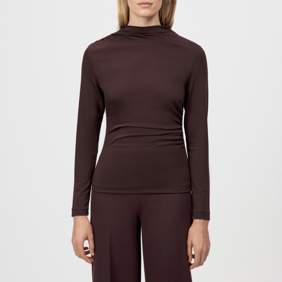 DRYKORN TIRY Longsleeve in Lyocell-Mix rot XS