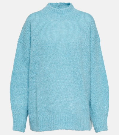 Isabel Marant Pullover Idol aus einem Mohairgemisch, Damen, DE 32 Blau