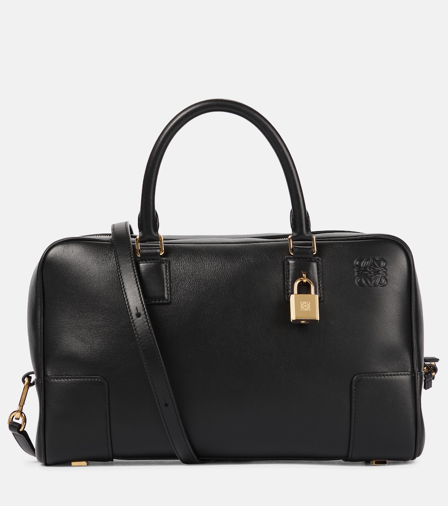 Loewe Henkeltasche Amazona 28 aus Leder, Damen, Eine Größe Schwarz