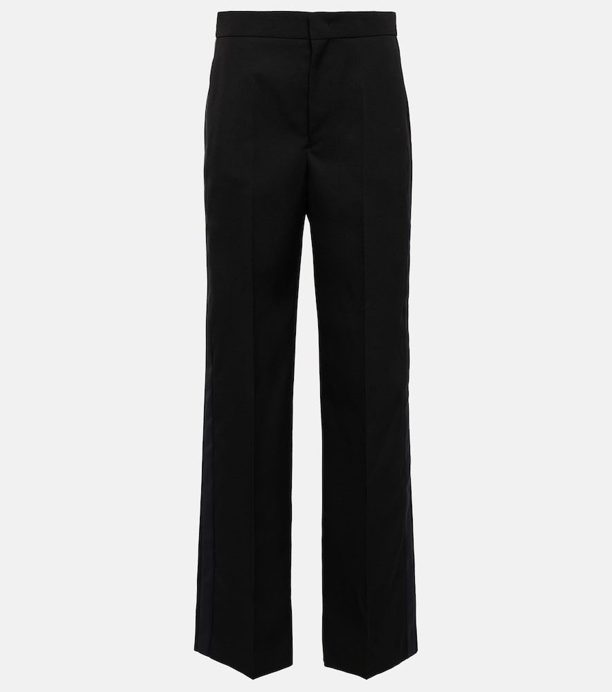 Isabel Marant Weite Hose Scarly aus Wolle, Damen, DE 34 Schwarz