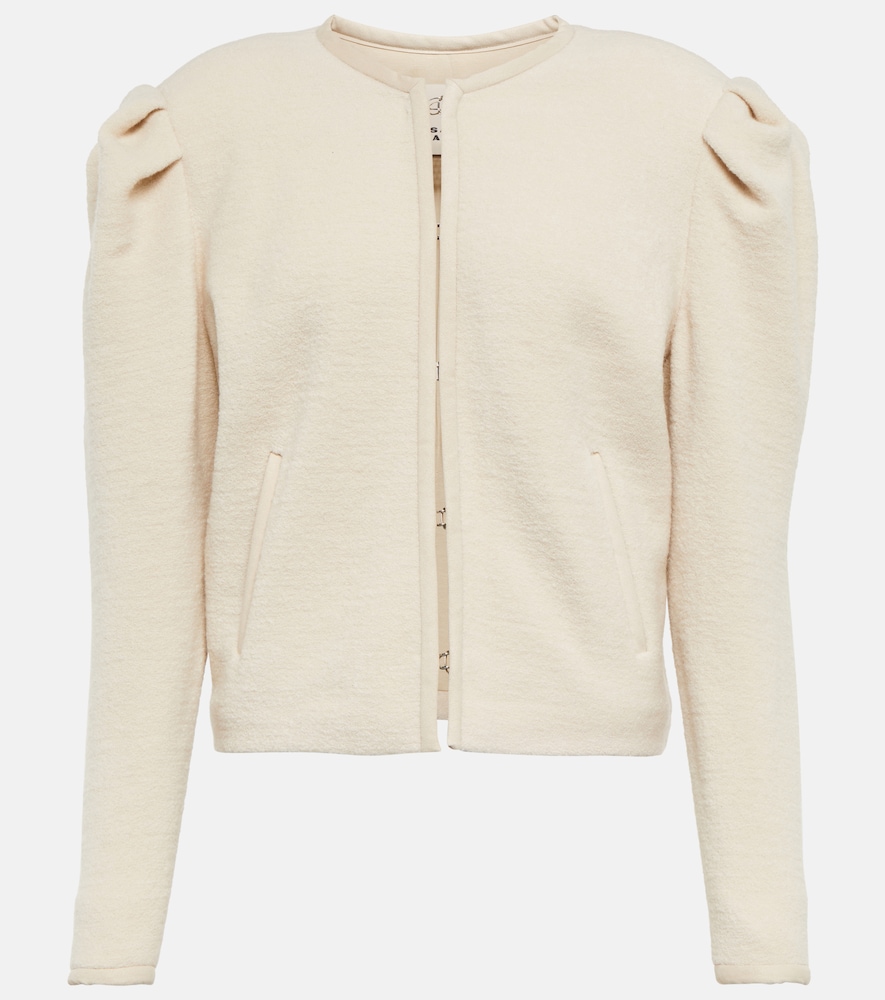 Isabel Marant Jacke Zingy aus einem Wollgemisch, Damen, DE 40 Beige