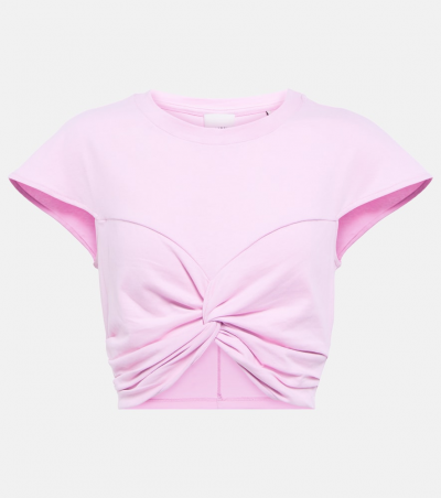 Isabel Marant Cropped-Top Zineae aus Baumwolle, Damen, DE 34 Rosa