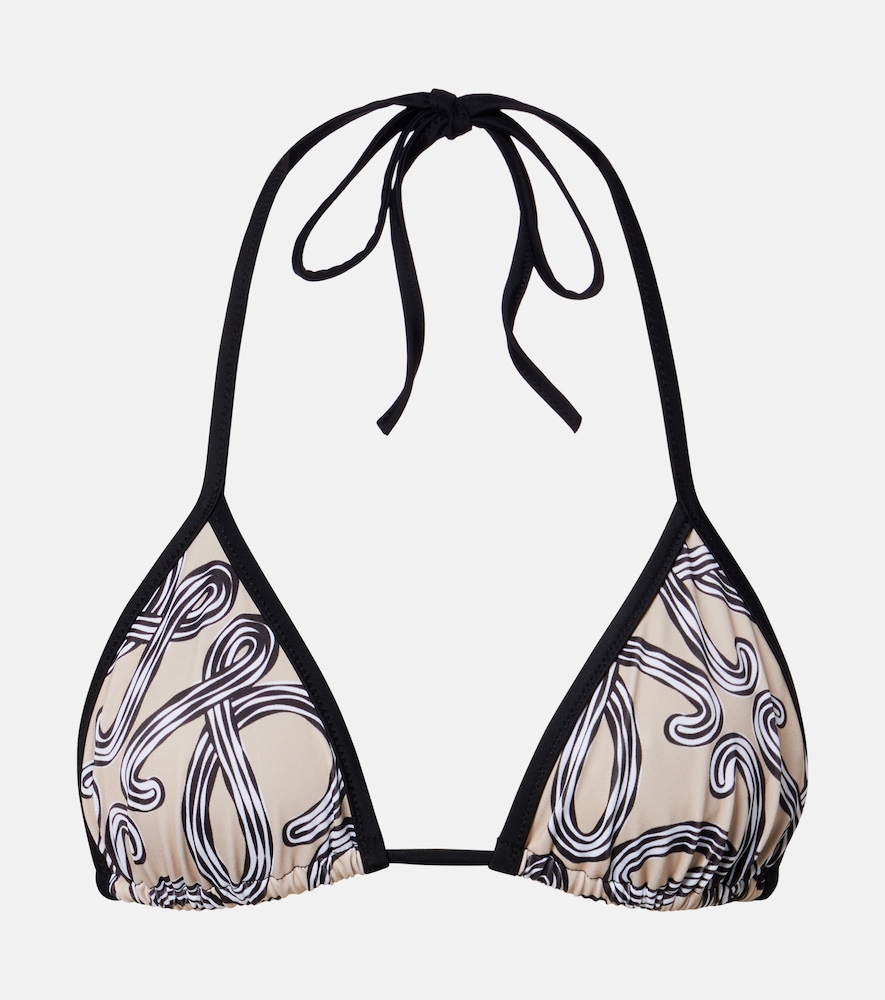 Loewe Paula's Ibiza Bikini-Oberteil Anagram, Damen, XS Beige