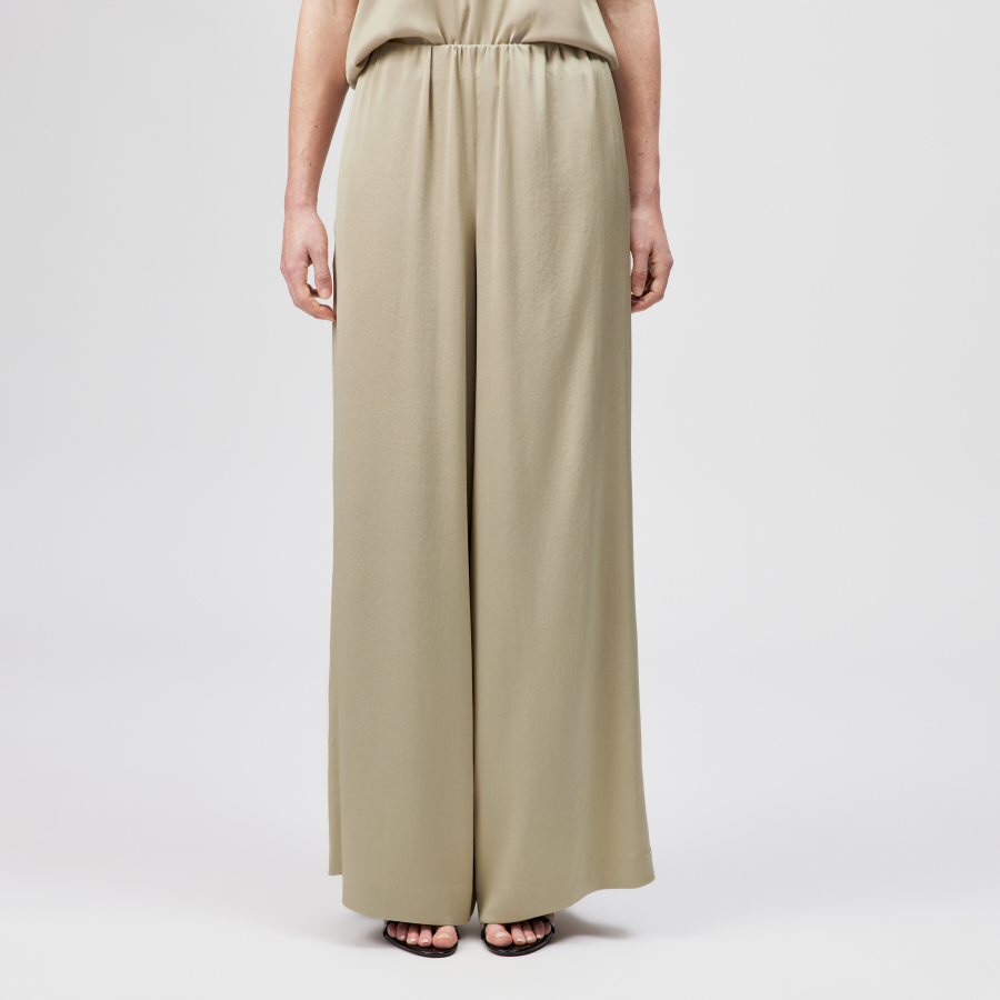 DRYKORN TWEEZER Weite Hose in Satin beige 24x32