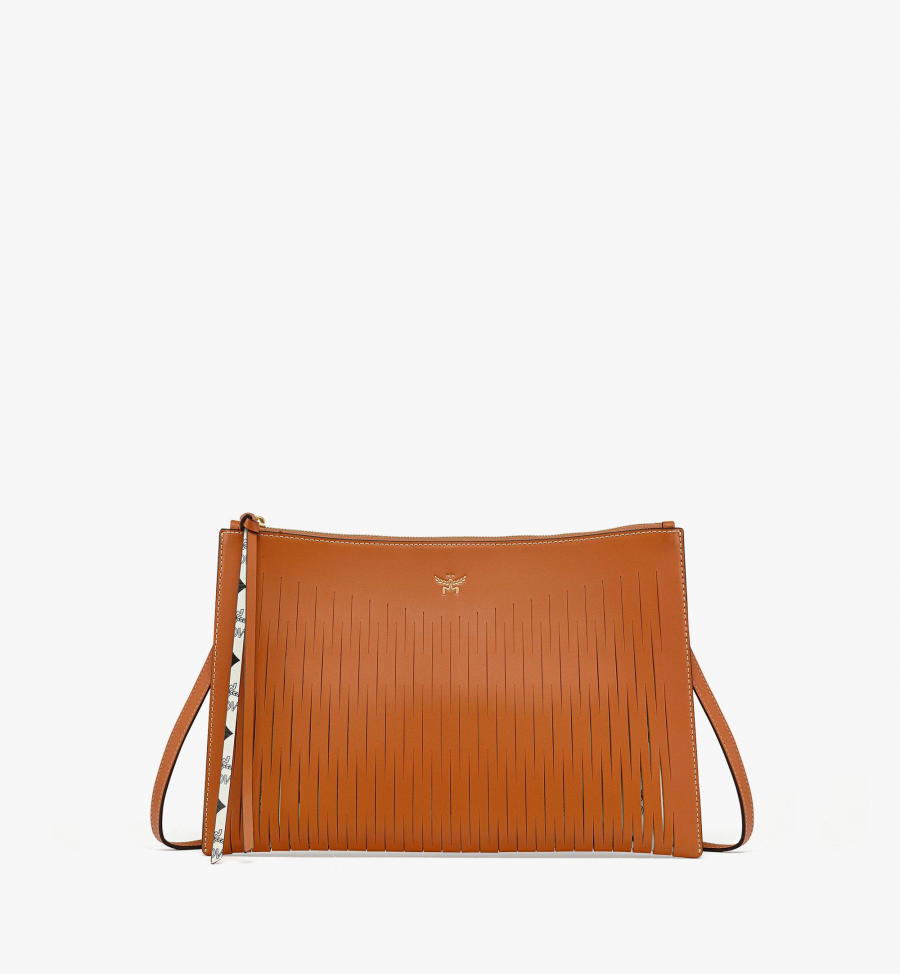 MCM Aren Umhängetasche aus Nappaleder Damen TERRACOTTA