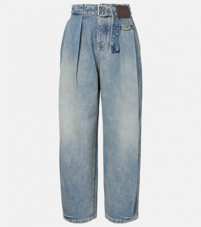 Loewe Wide-Leg Jeans, Damen, XS Blau