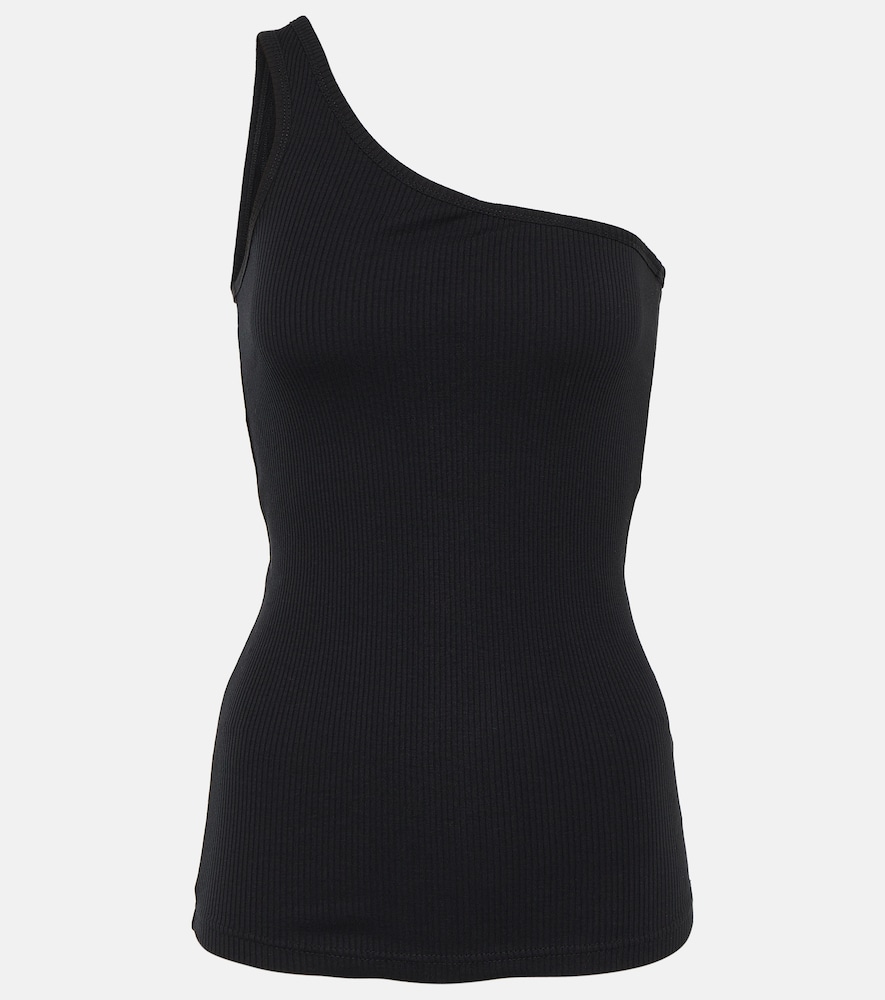 Isabel Marant One-Shoulder-Tanktop aus Baumwolle, Damen, XL Schwarz