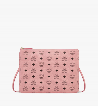 MCM Umhängepouch in Visetos Original Damen SOFT PINK
