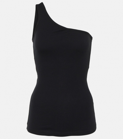 Isabel Marant One-Shoulder-Top aus Baumwolle, Damen, DE 42 Schwarz
