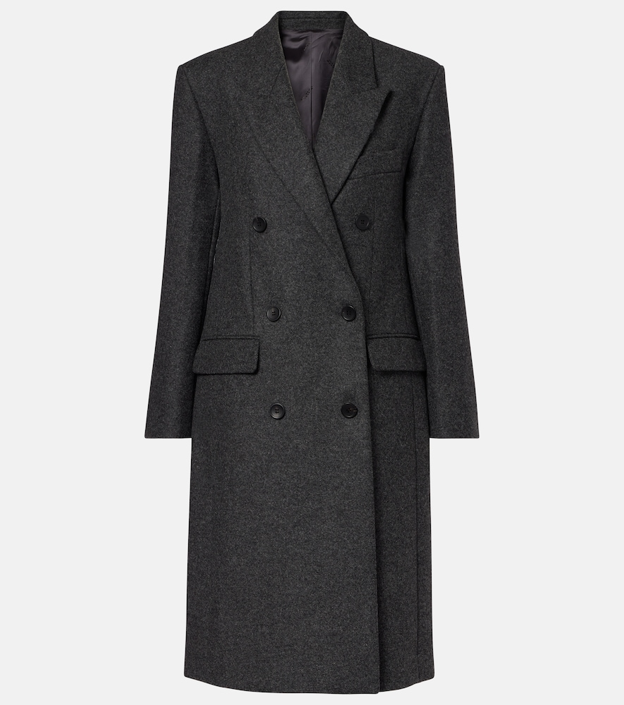 Isabel Marant Mantel Irene aus Schurwolle, Damen, DE 34 Grau