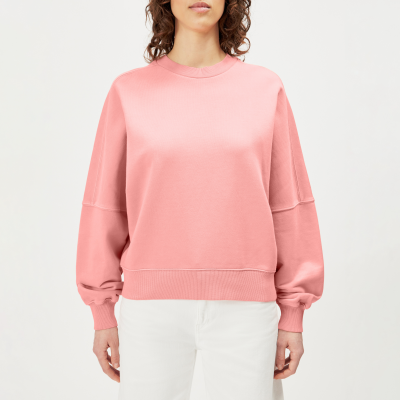 DRYKORN ASTERA-P4 Oversized Sweatshirt in reiner Baumwolle orange S